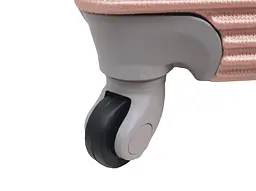 Валіза маленька S ABS-пластик Milano bag 004 56,5×39×24см 40л Рожеве золото - мініатюра 6