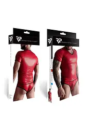 Чоловічий комплект Regnes Fetish Planet Wetlook S (червоний) - мініатюра 7