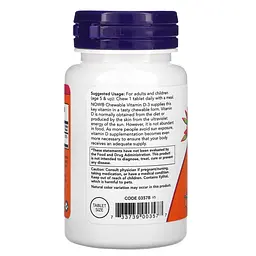 Вітаміни та мінерали NOW Vitamin D3 1000 IU, 180 жувальні таблетки - мініатюра 3
