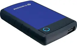 Портативний жорсткий диск Transcend 4TB USB 3.1 StoreJet 25H3 Blue - мініатюра 2