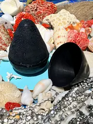 Мастурбатор-яйце Gegg Black, 6.5х5 см - мініатюра 10