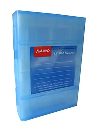 Контейнер Maiwo захисний для 1*HDD 3,5" або 4*HDD 2,5"/SSD пластиковий блакитний