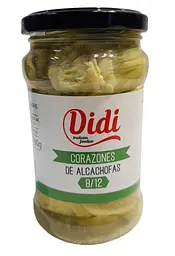 Артишоки Didi Corazones de Alcachofas Extra 8/12 консервированные 290 г (8426963032124)
