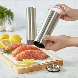 Набір млинків для солі та перцю KitchenAid Universal сріблястий 2 шт. (KOG988OSSSA) - мініатюра 12