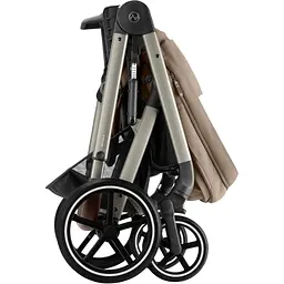 Коляска Cybex Balios S Lux TPE Almond Beige з бампером бежева (522005233) - мініатюра 5