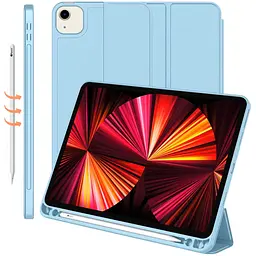 Чохол-книжка CDK для Apple iPad Air 11" M2 2024 екошкіра/силікон Smart Case cлот стилус (011190) white ice