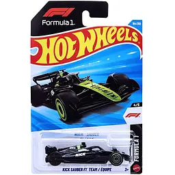 Базова машинка Hot Wheels Formula 1 Kick Sauber F1 Team чорна (5785) JJK02