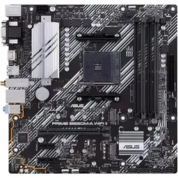 Материнська плата Asus Prime AM4 (B550) B550 WIFI II, B550, 4xDDR4, Int.Video(CPU), 4xSATA3, 2xM.2, 1xPCI-E 16x 4.0, 2xPCI-E 1x 3.0, ALC 5.2, 7xUSB3.2/2xUSB2.0, VGA/DVI-D/HDMI, MicroATX