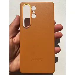 Протиударний шкіряний чохол Samsung Kindsuit Case для Galaxy S25 Ultra Gold EF-VS938PFEGWW - мініатюра 2