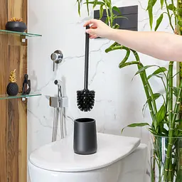 Йоржик для унітазу МВМ My Home Richmond, чорний (BA-10 BLACK) - мініатюра 2