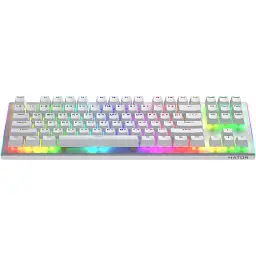 Клавіатура Hator Gravity X TKL Orange USB White (HTK551UA) - мініатюра 3