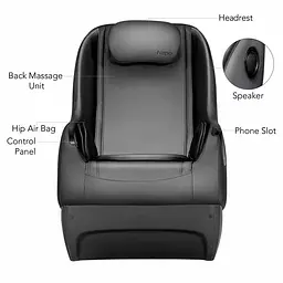 Масажне крісло Naipo MGCHR-A150 Black - мініатюра 2