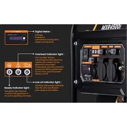 Генератор maXpeedingRODS MXR4500i (3,5 kW), 220V, 50Hz, 7.5л, ручний запуск (mxr4500i) - мініатюра 3