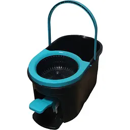 Набір для прибирання Zambak Plastik Spin Mop відро з педаллю та швабра 14 л (ZP-356) - мініатюра 3