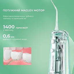 Іригатор Oclean W10 Green NEW-2 NOZZLES - мініатюра 9