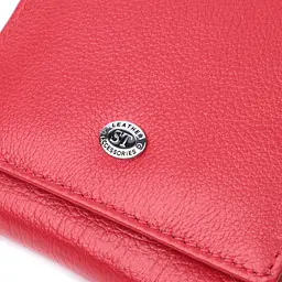 Зручний гаманець для жінок із натуральної шкіри ST Leather 22710 червоний - мініатюра 8