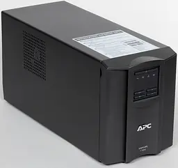 Джерело безперебійного живлення APC Smart-UPS 1500VA LCD, Lin.int., AVR, 8 х IEC, SmartSlot, USB, RJ-45, метал (SMT 1500I) - мініатюра 3