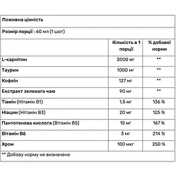 Л-Карнітин з кофеїном і тауріном Nutrend Carnitine 3000 апельсин 60 мл - мініатюра 3