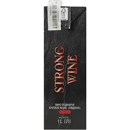 Вино Strong Wine Південне червоне ординарне міцне 17.5% 1 л - мініатюра 4