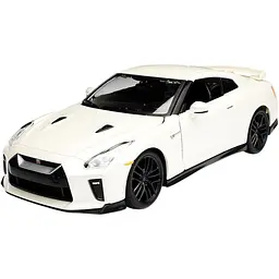 Автомодель Bburago Nissan GT-R 1:24 Metallic White (18-21082) [119115]