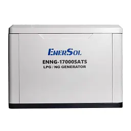 Генератор газовий EnerSol ENNG-17000SATS, LPG\NG, 230В, 15.0-17.0кВт, електростартер, АВР, 345.0кг