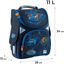 Рюкзак GoPack Education каркасний GO24-5001S-7 Speedway - мініатюра 3