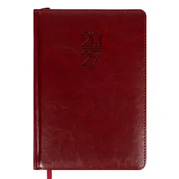Діловий блокнот Leo Planner твердий А5 датований 2027 Vector 252759 368 аркушів коричневий