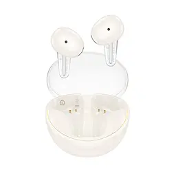 Навушники Hoco EW202 Magic true wireless BT headset, BT5.4, 35mAh, 350mAh, 6h, IPX4, Milky white - мініатюра 2