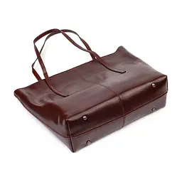 Сумка Vintage Шоппер з натуральної шкіри Коричнева (22103) - мініатюра 6