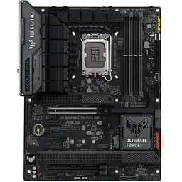 Материнська плата LGA1700, Asus TUF GAMING Z790-PLUS WIFI, Z790, 4xDDR5, Int. 2xPCI-E 1x 3.0, S1220A, Intel 2.5Gb, WiFi 6, Bluetooth 5.2, 10xUSB3.2/2xUSB2.0, HDMI/DP, ATX