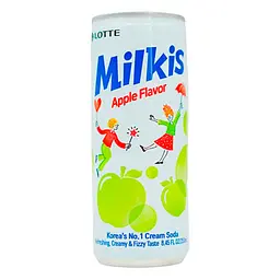 Напій молочний газований Lotte Milkis Apple яблоко 250 мл