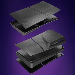 Панель корпусу для консолей Sony PlayStation 5 slim Carbon - мініатюра 3