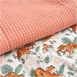 Плед дитячий MirSon Silky Waffle Little Jungle Friends 60х80 см (2200013893257)