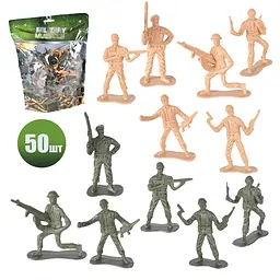 Колекційні фігурки солдатів Military Muscle, 50 шт. (L-278)