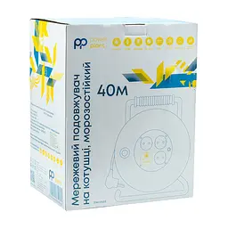 Мережевий подовжувач PowerPlant JY-20022/40, 40м (EX610532) - мініатюра 2