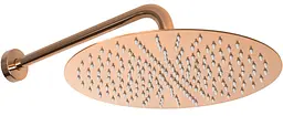 Душова система прихованого монтажу Rea Lungo Miler rose gold + BOX з термостатом REA-P6613, Теплий захід сонця - мініатюра 3