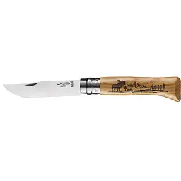 Ніж Opinel №8 Animalia America Elk
