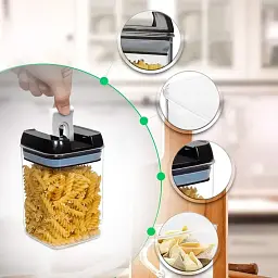 Набір прозорих контейнерів для сипких 5 предметів FOOD з кришками - мініатюра 6