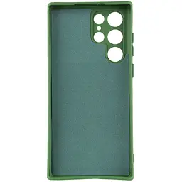 Чохол TPU GETMAN Liquid Silk Full Camera для Samsung Galaxy S26 Ultra Зелений / Dark green - мініатюра 3