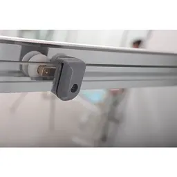 Душова кабіна з низьким піддоном Mixxus Hard SCT01-120x80x198-Tr Chrome New прозоре скло 5мм MI8428, Хром, прозорий, хром - мініатюра 3