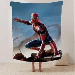 Плед плюшевий 3D Людина павук MARVEL 160х200 см - мініатюра 2