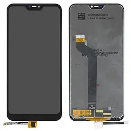Дисплей для Xiaomi Mi A2 Lite, Redmi 6 Pro, чорний, без рамки, Оригінал (переклеєне скло), переклеєний сенсорний екран, M1805D1SG