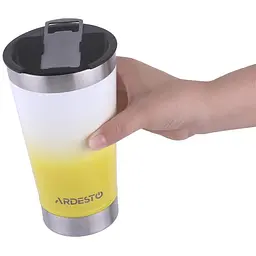 Термокружка Ardesto Bright Сity AR-2647-YL 470 мл жовтий - мініатюра 2