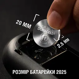 Батарейка Duracell CR 2025 / DL 2025 * 2 (5000394203907 / 5008922) - мініатюра 6