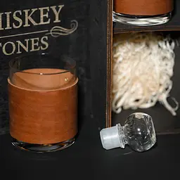 Подарунковий набір віскі Whiskey Stones №12 у дерев'яному пеналі - графин + склянки Larus - мініатюра 7