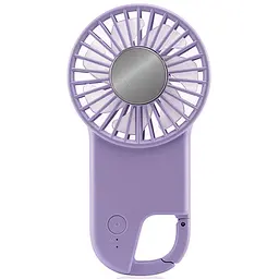 Портативний вентилятор SQT-BF2 з карабіном 1800mAh Purple