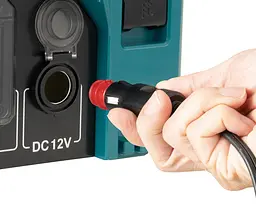 Інвертор живлення з виходом 220 В Makita BAC01 (1400 Вт, USB, Type-C, 12 В, 7.3 кг) - мініатюра 7