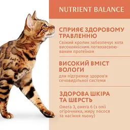 Набір вологого корму для котів Optimeal з кроликом у білому соусі, 340 г (4 паучі по 85 г) (B2720101) - мініатюра 5