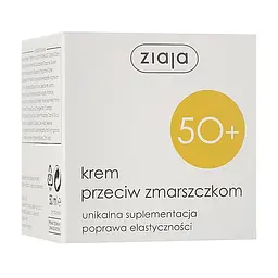 Крем для обличчя Ziaja проти зморшок 50+, 50 мл (1244) - мініатюра 2