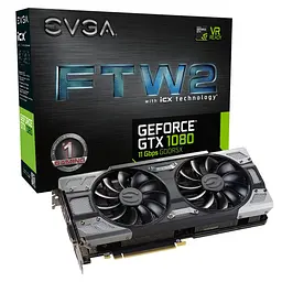 Відеокарта GeForce GTX 1080 8GB EVGA FTW2 Gaming iCX (08G-P4-6686-KR) Б/В - мініатюра 3